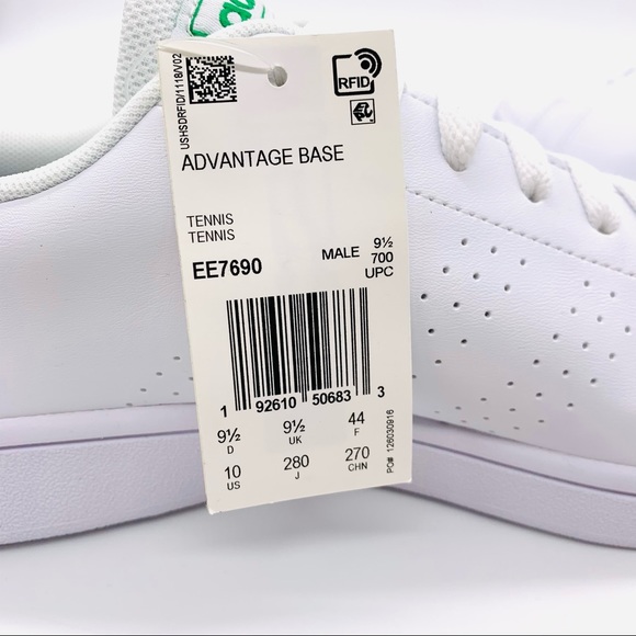 Adidas Mens advantage Base Tennis Sneakers EE7690 - Picture 10 of 10